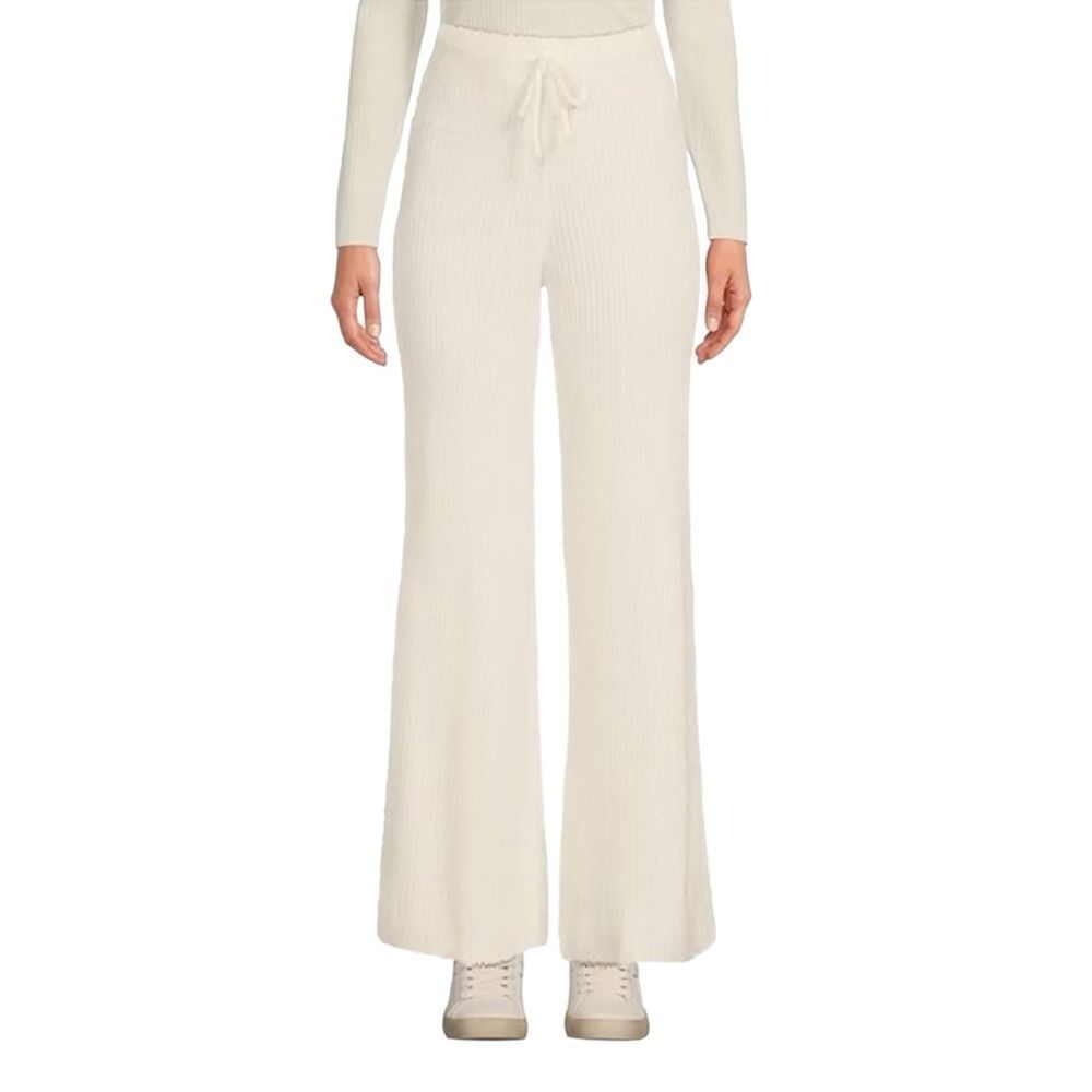 GB Super Soft High Rise Ribbed Eyelash Knit Lounge Pants Size Large